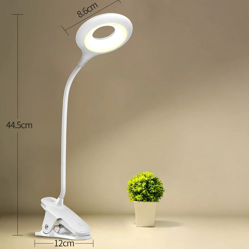 LED-Klemmleuchte für den Schreibtisch, dimmbar