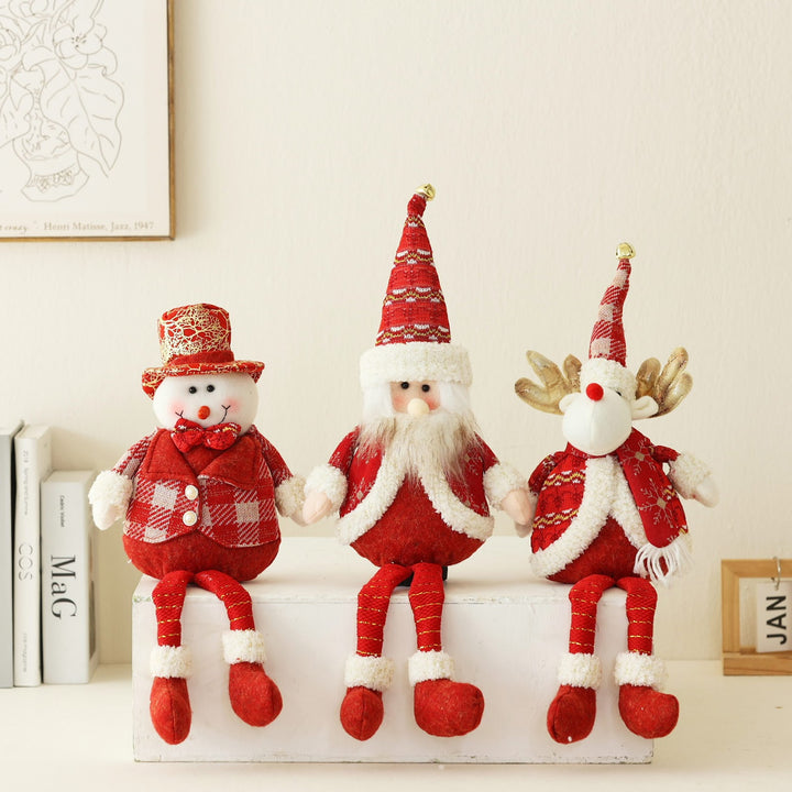 Dekorative Wichtelfigur aus Stoff für Weihnachten