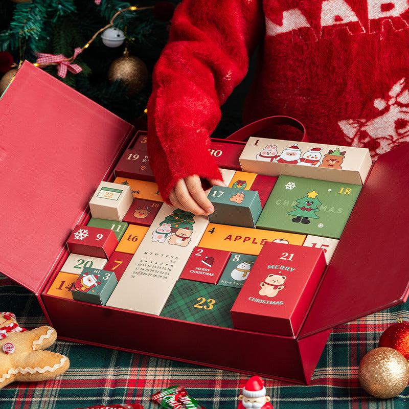 DIY-Adventskalender-Geschenkboxen, leer