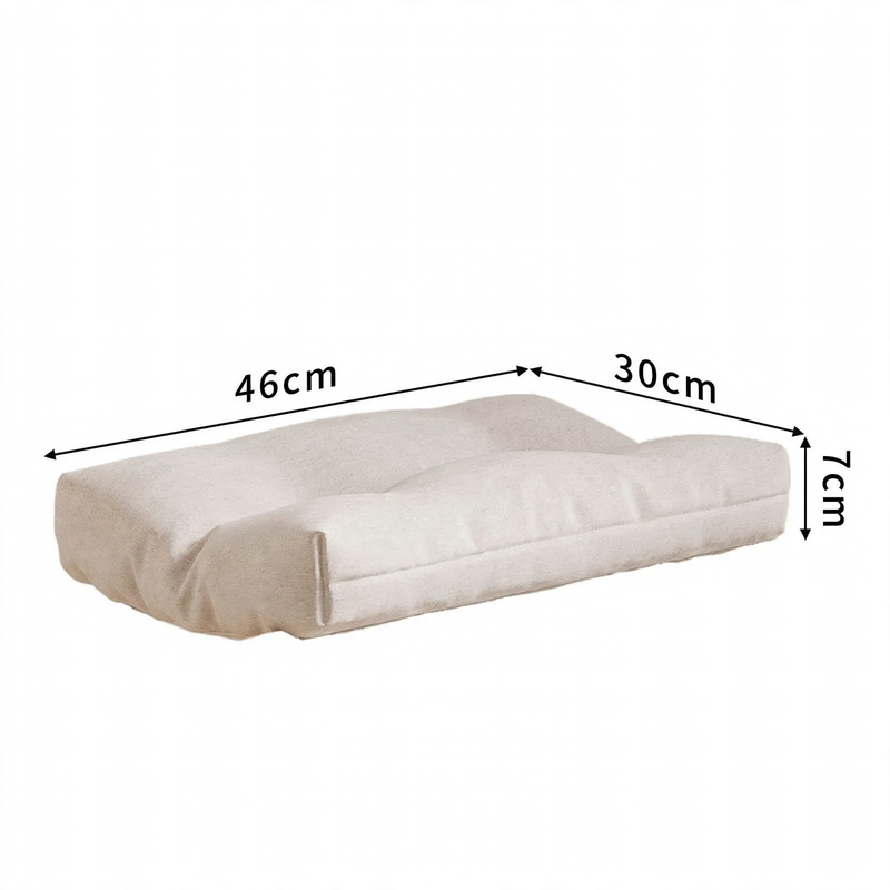 Klappbarer Holzhocker mit Stauraum