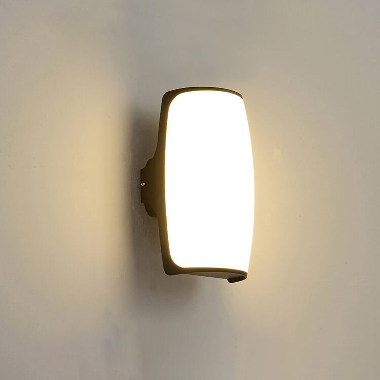 Moderne kreative Geometrie Aluminium Außen wasserdichte LED Wandleuchte Lampe | Karnz