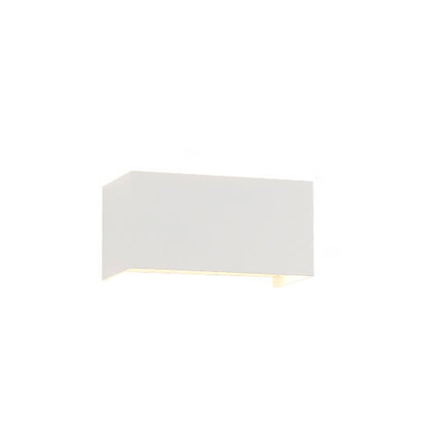 Moderne, wasserdichte, rechteckige LED-Wandleuchte für den Außenbereich mit nach oben und unten gerichteter Beleuchtung.
