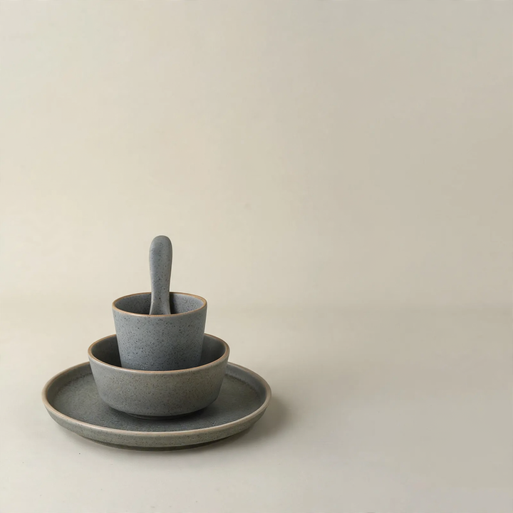 Porzellan-Geschirrset mit Goldrand, Luxus-Design