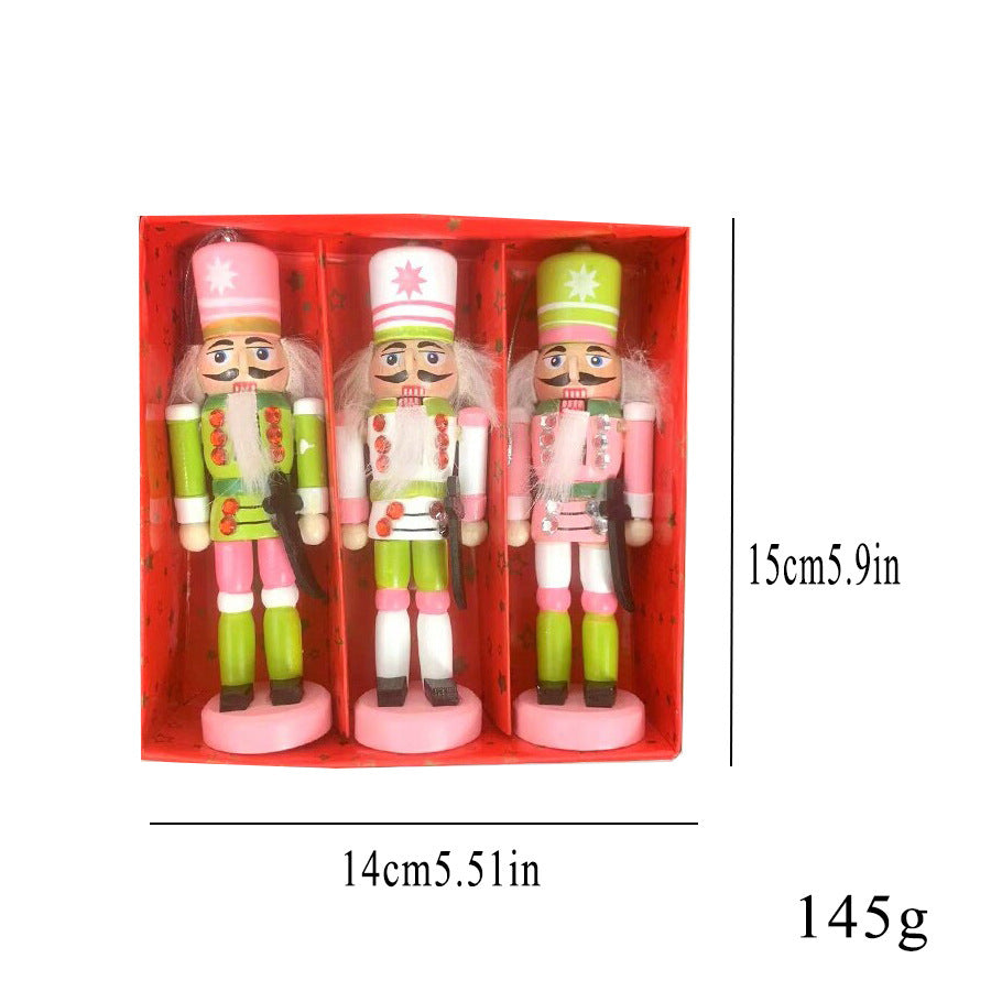 Nussknacker-Soldat aus Holz, 12 cm