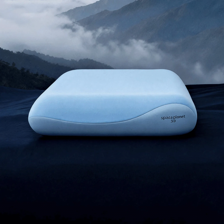 Nackenstützkissen aus Memory-Foam, Wellenprofil