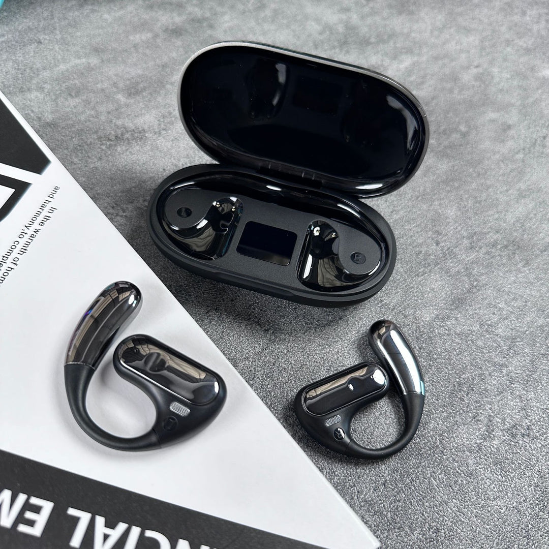 Ohrbügel-Bluetooth-Ohrhörer aus Silikon, Geräuschunterdrückung