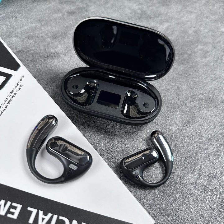Ohrbügel-Bluetooth-Ohrhörer aus Silikon, Geräuschunterdrückung