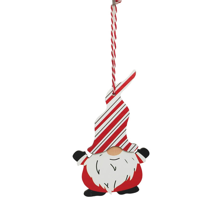 Holz-Weihnachtsanhänger Wichtel-Figuren