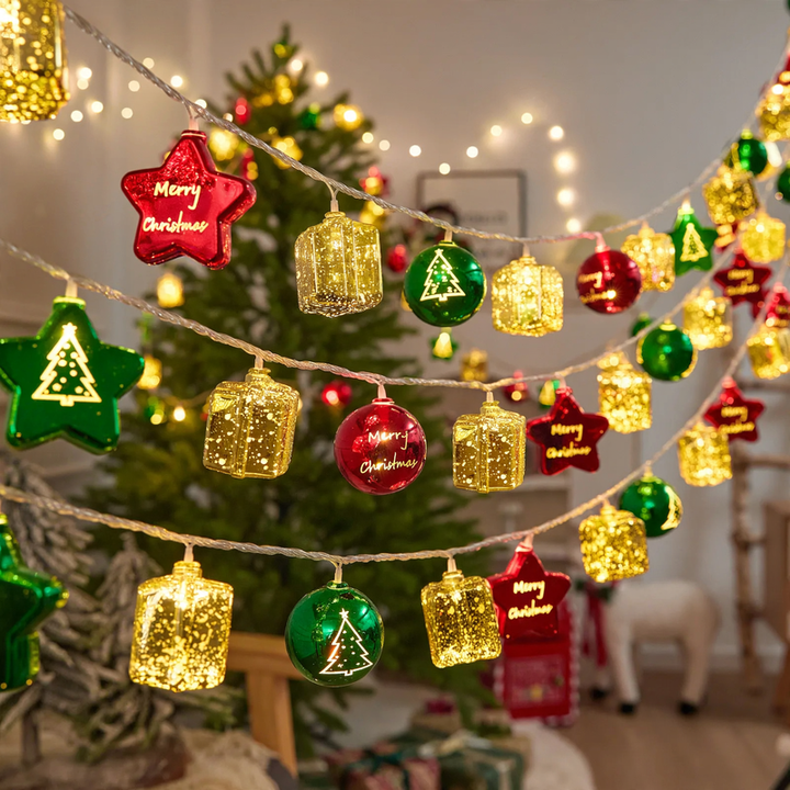 LED-Lichterkette für festliche Weihnachtsdekoration