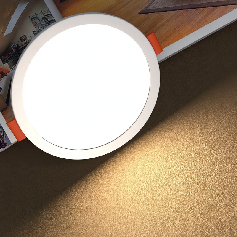 LED-Einbauleuchte, ultraflach, 6–15 W