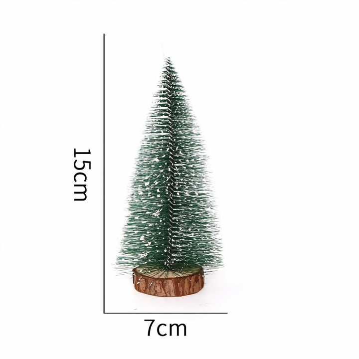 Miniatur-Weihnachtsbaum mit Schnee-Optik