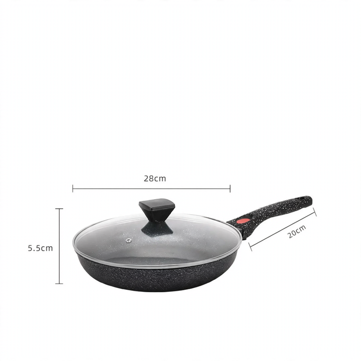 Aluminium-Bratpfanne mit abnehmbarem Griff