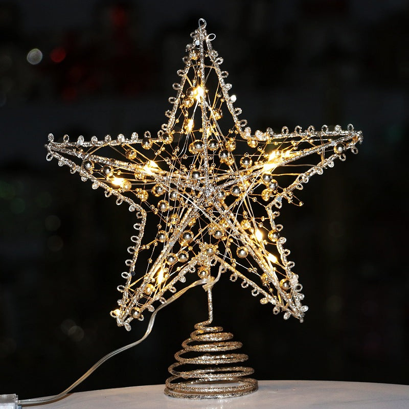 Weihnachtsbaum-Sternaufsatz aus Eisen