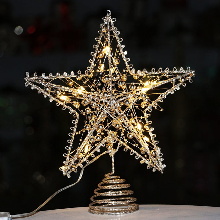 Weihnachtsbaum-Sternaufsatz aus Eisen