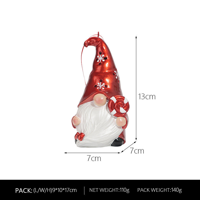 Dekorative Wichtel-Anhänger aus Kunstharz