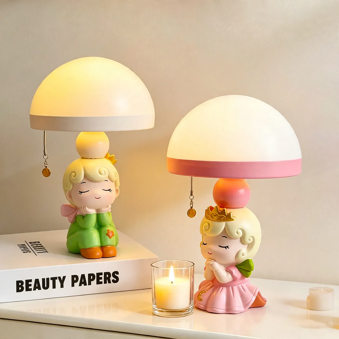 Quallen-Tischlampe mit Märchen-Design