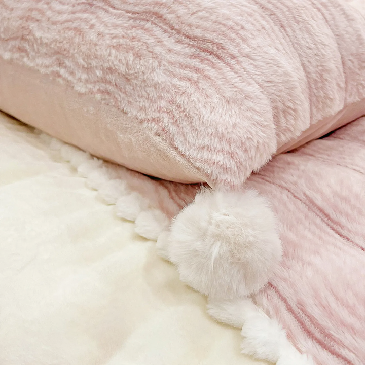 Milchfaser-Bettwäsche-Set, 1,5 m, Winter