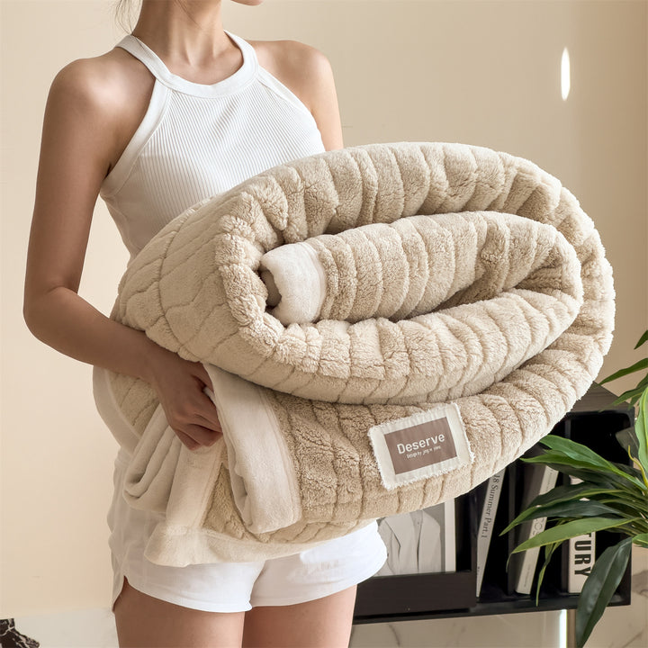 Milchfaser-Wurfdecke, 100–200 cm, vier Jahreszeiten
