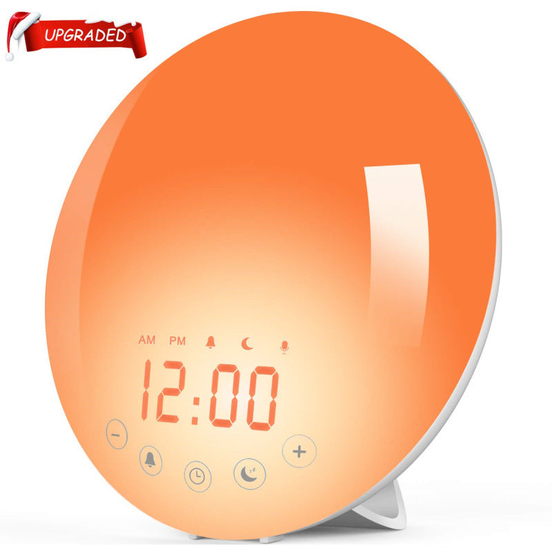 Digitaler Wecker mit Sonnenaufgangslicht und FM-Radio