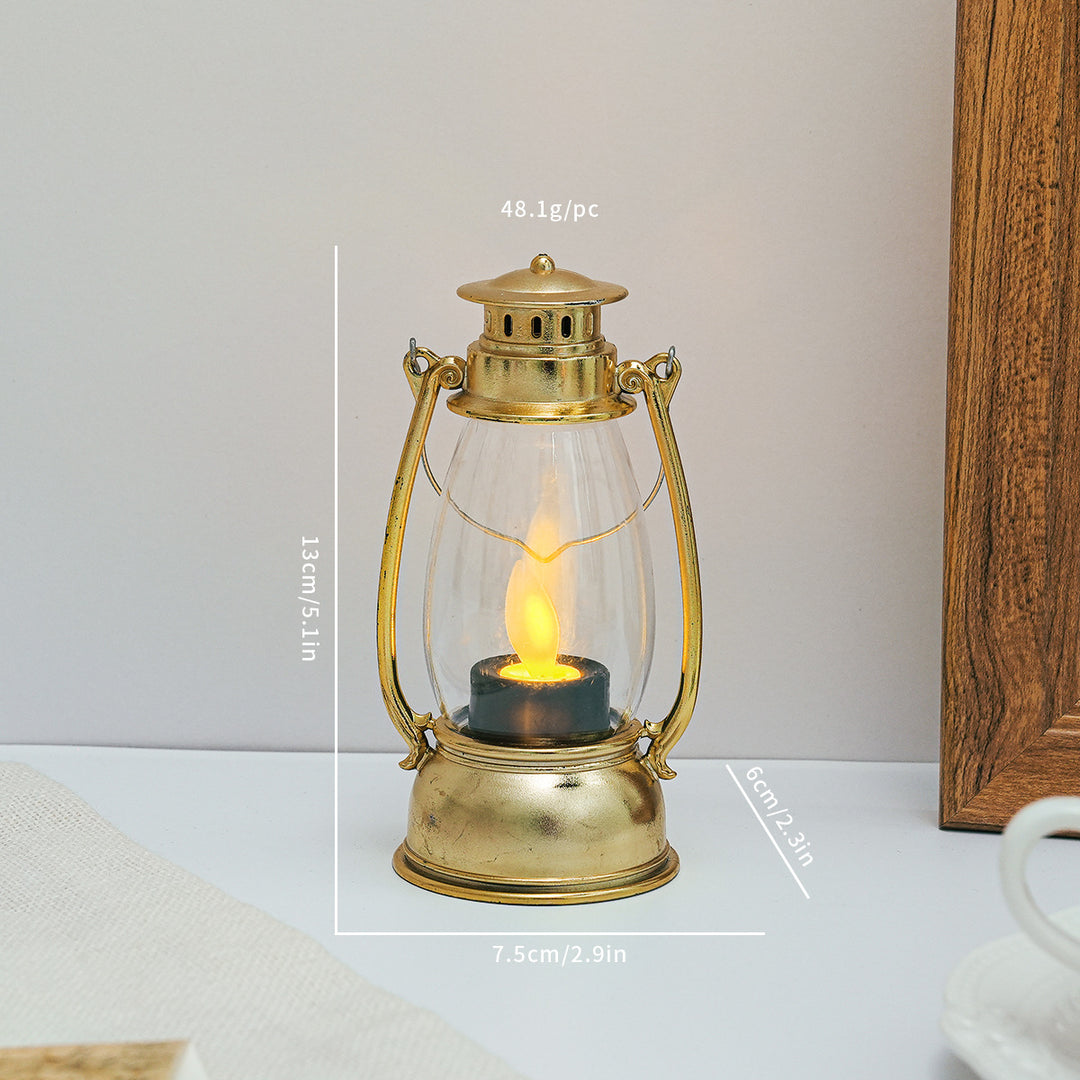 Dekorative LED-Laterne im Vintage-Stil