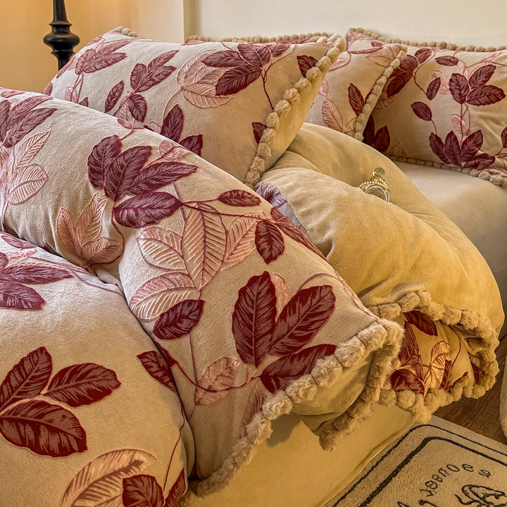 Luxuriöses Winter-Bettwäsche-Set aus Milchfaser-Fleece