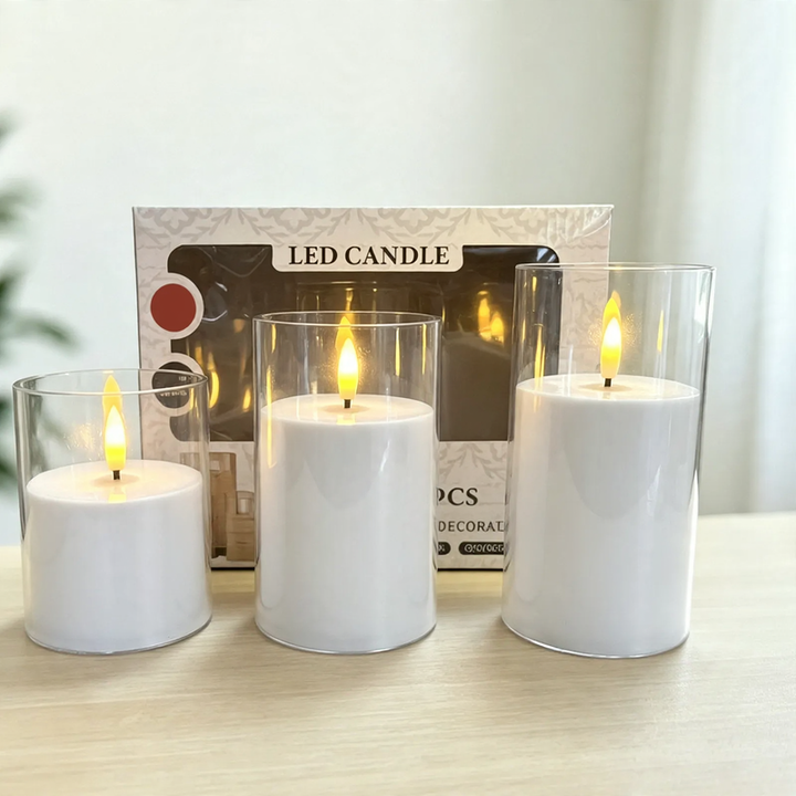 LED-Kerzen-Set, 36-teilig
