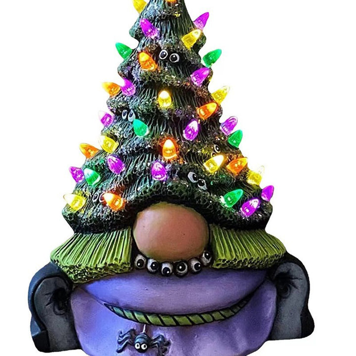 Weihnachts-Wichtel-Skulptur aus Kunstharz