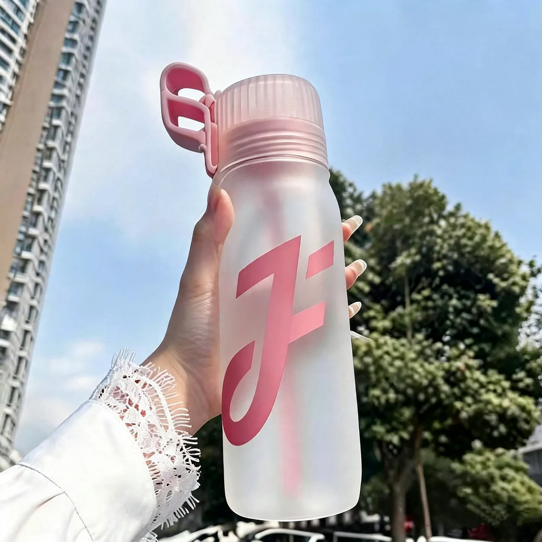 Tritan-Trinkflasche mit Aromaring, 650–1000 ml, mit Strohhalm