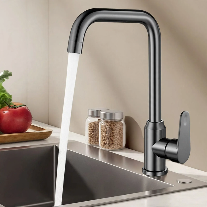 Edelstahl-Wasserhahn für Küche, Misch- oder Kaltwasser