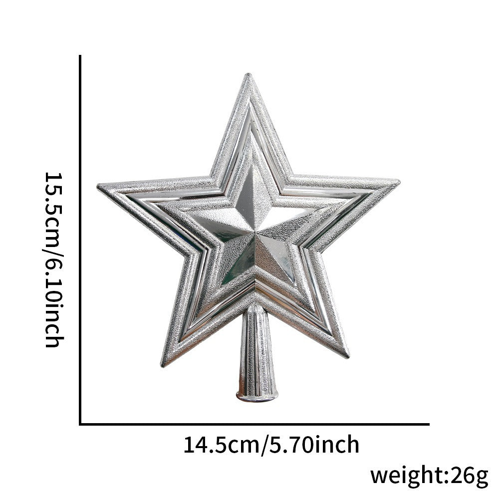 Weihnachtsbaum-Spitzenstern, 3D-Design