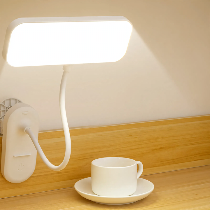 LED-Klemmleuchte für Nachttisch und Schreibtisch