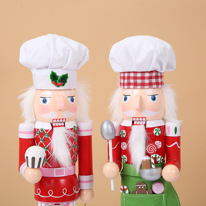 Nussknacker-Set aus Holz, 38 cm, 2-teilig