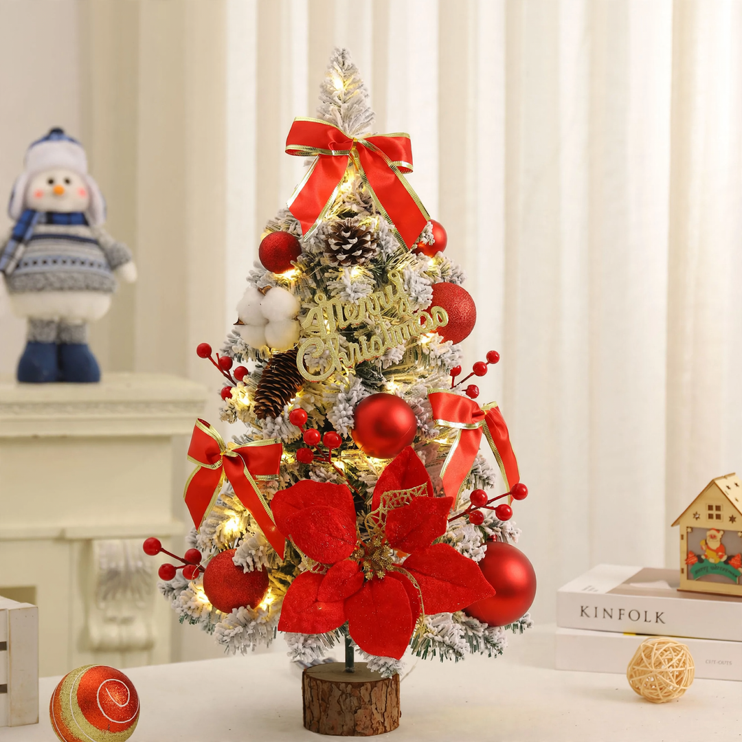 Künstlicher Tisch-Weihnachtsbaum mit Beleuchtung