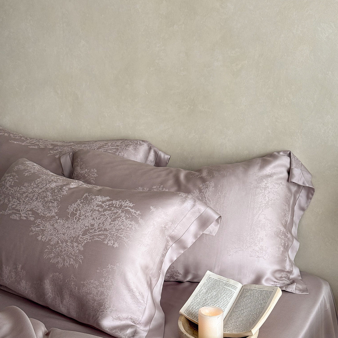 Tencel-Bettwäsche, 4-teilig, elegant, kühlend