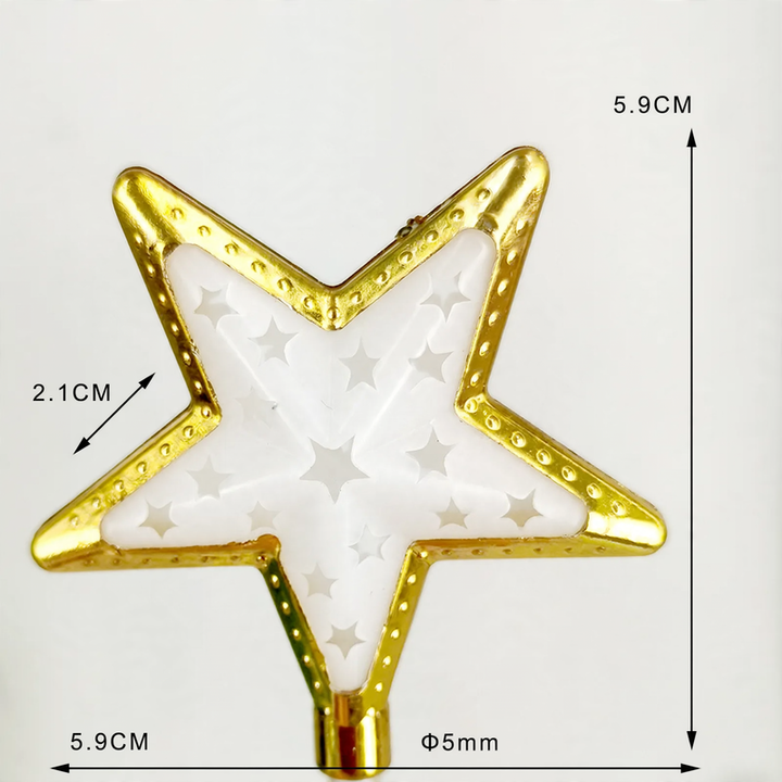 Dekorative LED-Lichterketten-Aufsätze für den Weihnachtsbaum