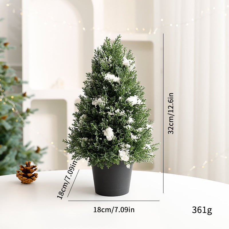Dekorative Mini-Weihnachtsbaum-Tischdekoration