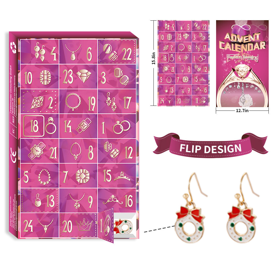 Weihnachts-Adventskalender Schmuck-Überraschungsbox