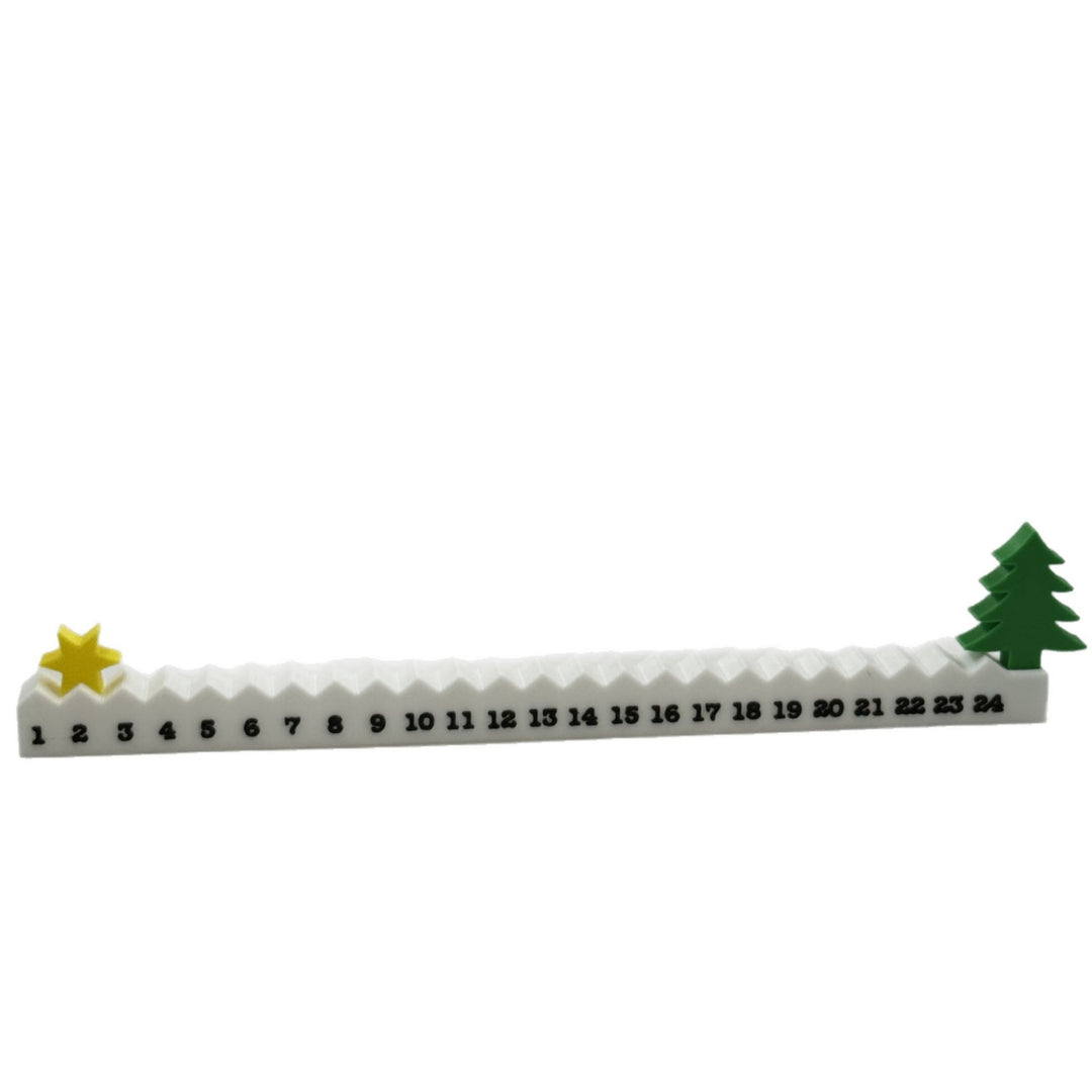Weihnachts-Adventskalender aus PLA, Tischdekoration
