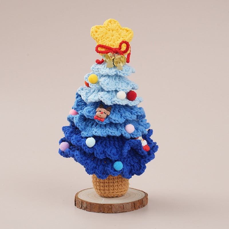Handgeferti gehäkelte Weihnachtsbaum-Topfpflanze