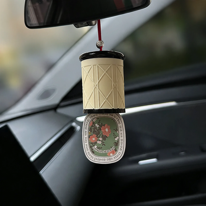 Retro-AutoDufthänger für Rückspiegel, Zylinder-Design