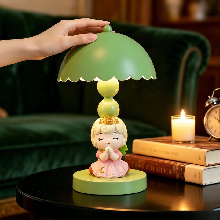 Prinzessin Tischlampe, Nachttischlampe, 3-stufig dimmbar