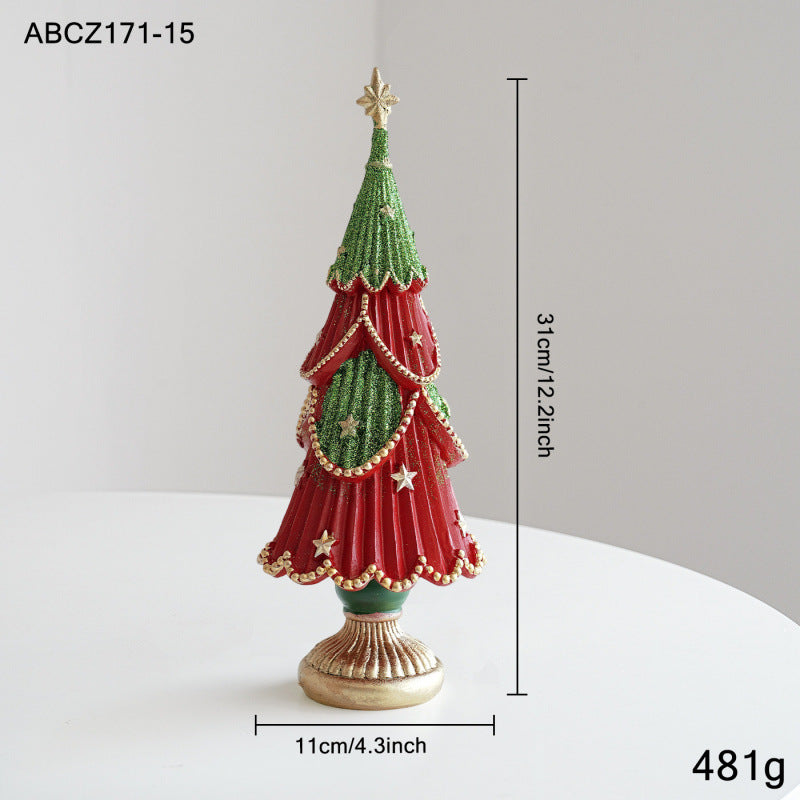 Dekorative Weihnachtsfigur aus Kunstharz