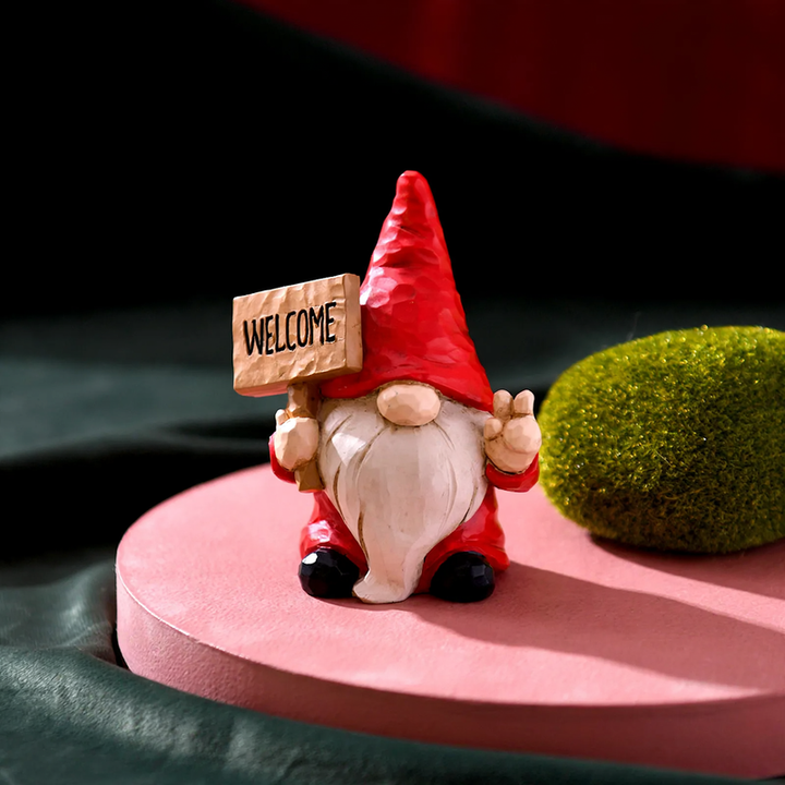 Dekorative Weihnachts-Wichtel Figur aus Kunstharz
