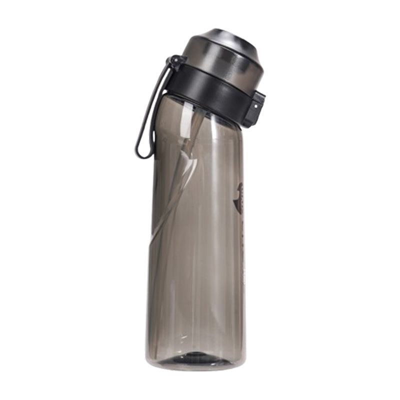 Sportbecher aus Tritan, 650 ml, mit Strohhalm