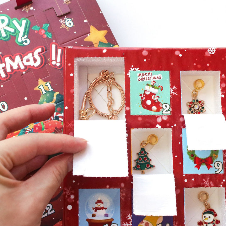 DIY Adventskalender mit Armbändern für Kinder