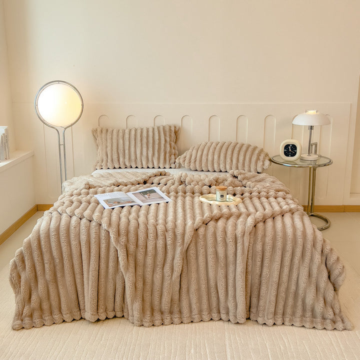 Milchfaser-Decke, nordischer Stil, extra dick