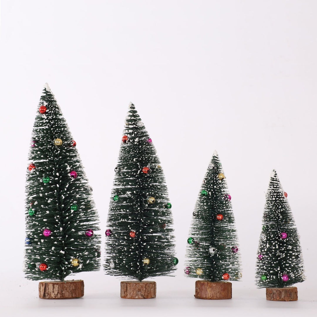 Mini-Weihnachtsbaum mit Schnee-Optik