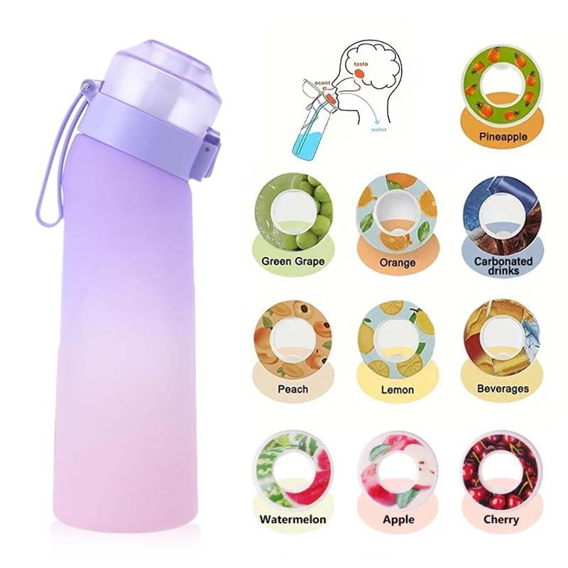 Tritan-Sportflasche mit Geschmacksringen, 650 ml