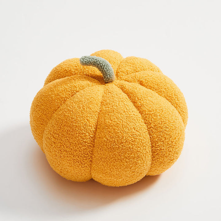 Plüsch-Dekokissen Kürbis-Form, 35 cm