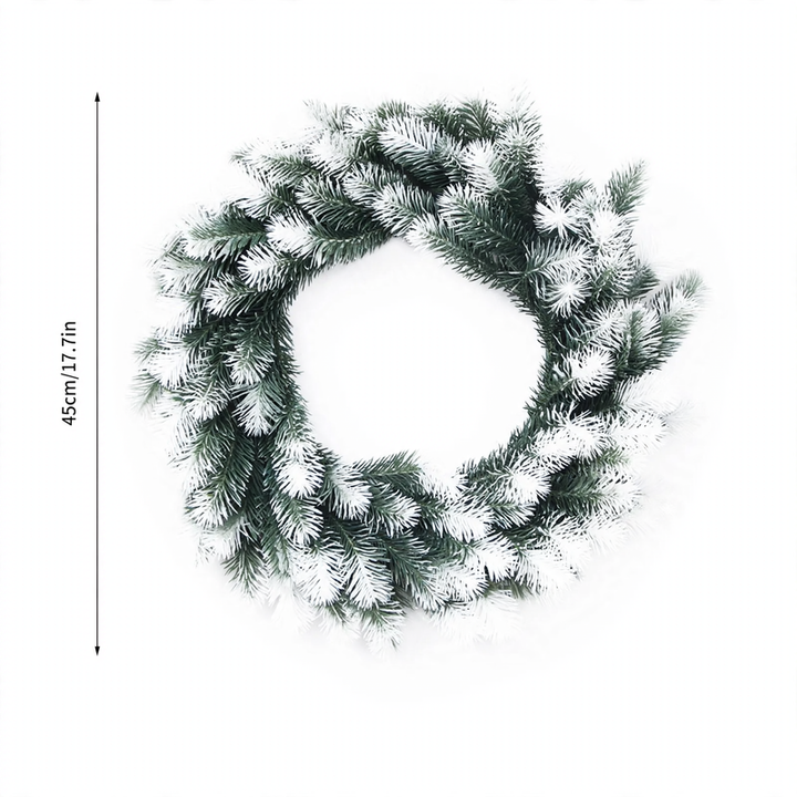 Künstlicher Weihnachtskranz aus Kunststoff, 10-30 cm